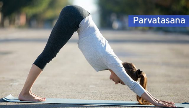 Parvatasana or Mountain Pose