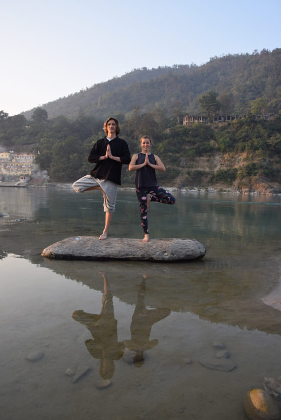 yoga balancing pose