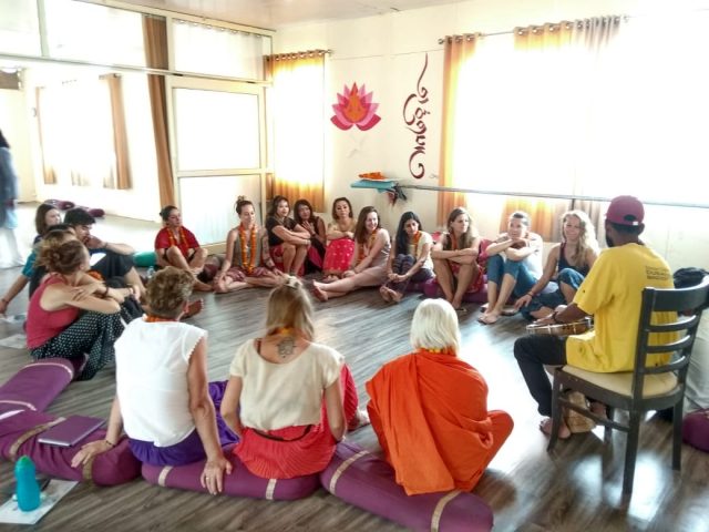 Yoga Teaching Session
