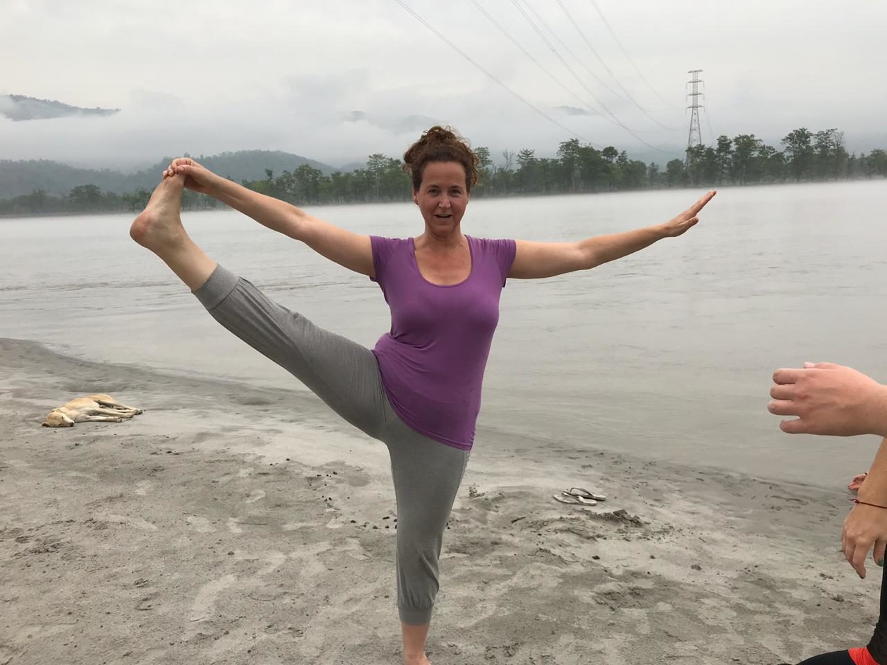 feeling grounded with yoga