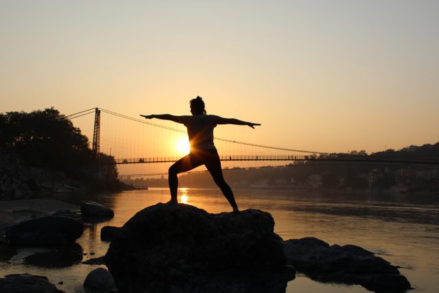 Yoga Practice at Ganga