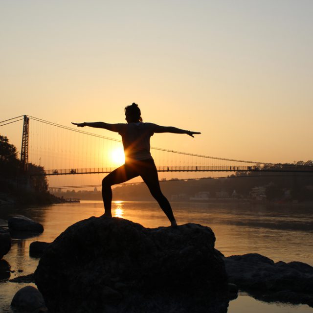 Yoga Practice at Ganga