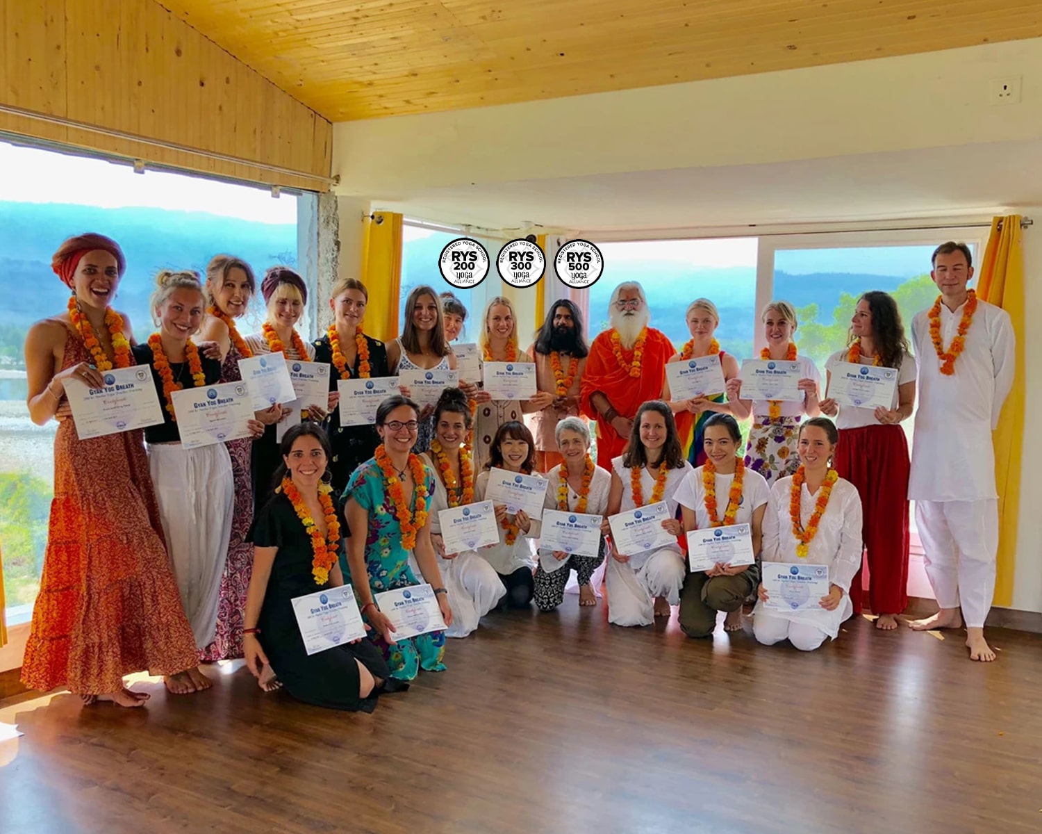 Yoga Teacher Training Certificate Distribution at Yoga India Foundation